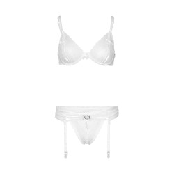DARING Intimates Ensemble Be Mine 3 Pièces Blanc